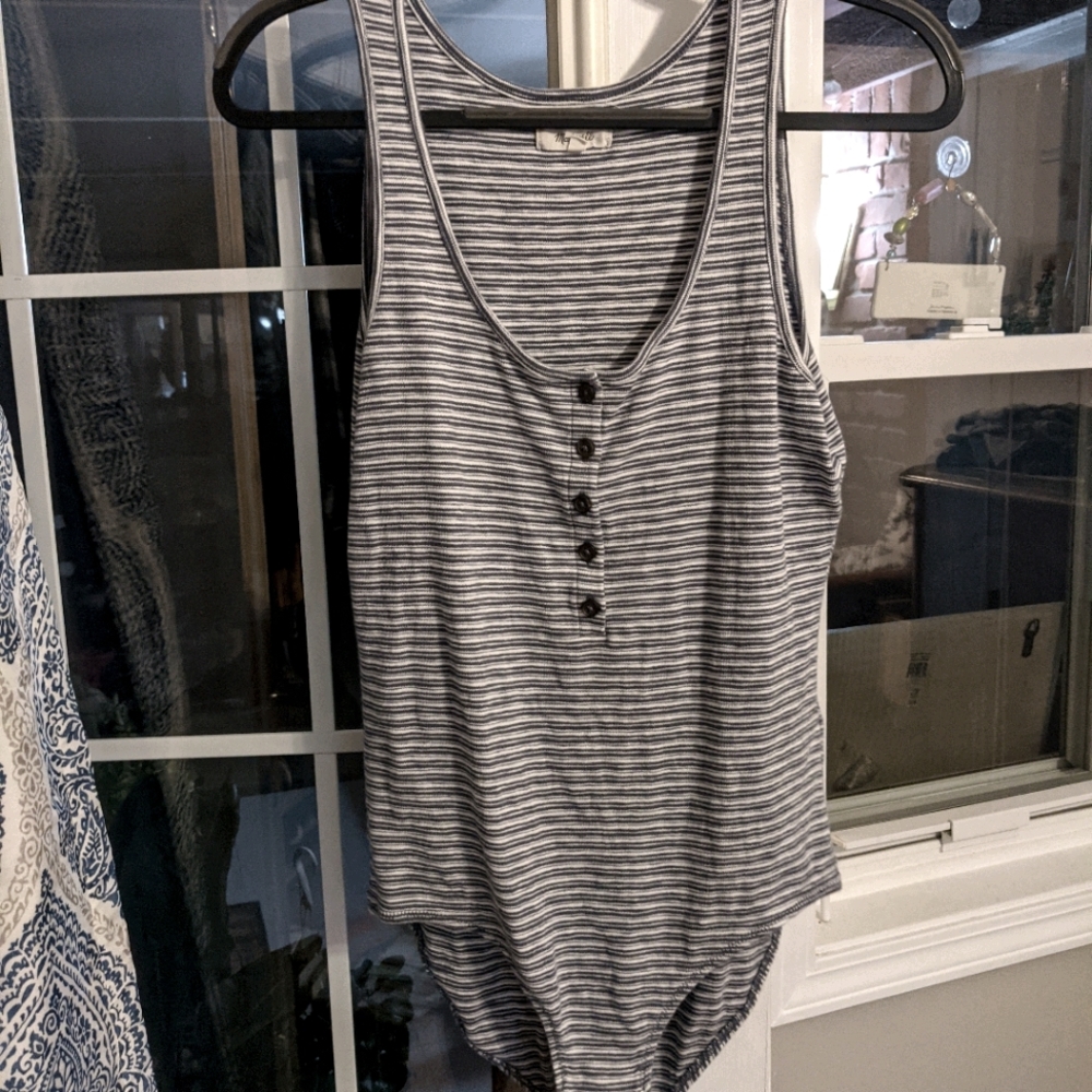 Madewell Striped Bodysuit